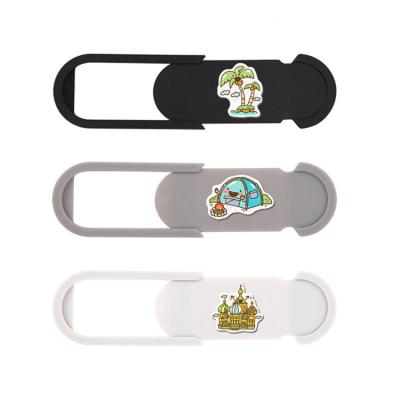 China Privacy Protective Customize Logo Security UV Printed Plastic Laptop Webcam Cover Set With Logo For Privacy Protection for sale