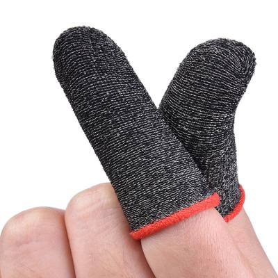 China Classic High Quality Nylon Fiber Thumb PUBG Conductive Finger Sleeve For Game for sale