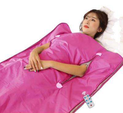 China Hot-selling Waterproof Steamed Weight Loss Fashion Full Body Sauna Far Infrared Blanket for Weight Loss and Detox for sale