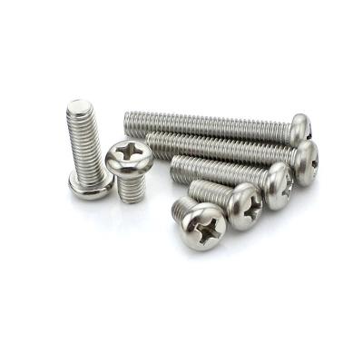 China Stainless Steel #10-24 UNC Phillips Pan Head Machine Screws A2 SS for sale