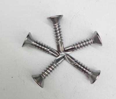 China 304 / 316 Stainless Steel Metric Flat Head Stainless Steel Self Drilling Screw for sale