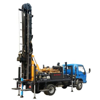 China Farms Diesel Engine 68 Drilling Machine Trailer Mounted Water Boreholes Well Drilling Rig for sale