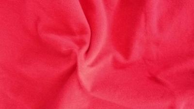 China Dünn/dick 5% Spandex-Ebene gefärbte Franzose-Terry-Knit-Gewebe-rote Farbe zu verkaufen