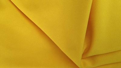 China tela del piqué 100%Polyester en amarillo fluorescente en venta