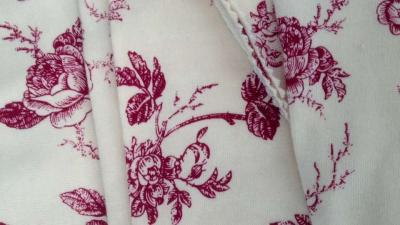 China 100% Cotton Digital Printed Knit Fabric With Customized Pattern , Width , Weight for sale