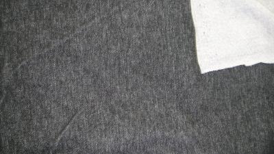 China Cotton polyester spandex knitted denim fabric French Terry Fabric for sale