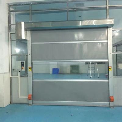 China Waterproof Industrial Automatic PVC Fabric High Speed Performance Fast Roller Shutter Door for Warehouse for sale