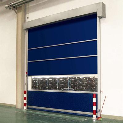 China Waterproof Industrial High Speed Roll Up PVC Door Automatic  Roller Shutter Door for Factory for sale