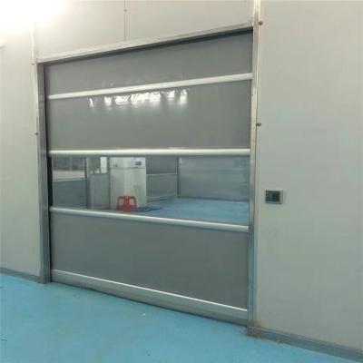 China Waterproof Factory Resistance to impact  Automatic aluminium PVC high speed door roller  shutter door for sale