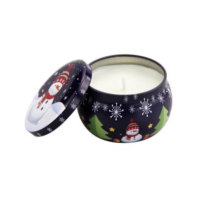 China Wholesale Hot Sales Luxury Birthdays Gift Set Metal Aroma Tins Jar Candle Soy Wax Candles Private Label for sale