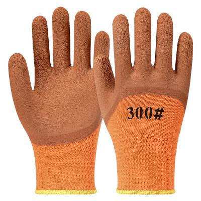 China Thicken Keep Warm Hot Selling Keep Warm Wearprof Nitrile Foam Coated Working Gloves for sale