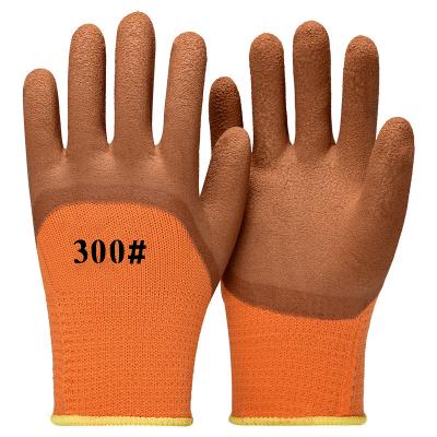 China Thicken Keep Warm Nylon Spandex Foam Nitrile Coated Garden Thicken Keep Warm Foam Industrial Working Gloves for sale