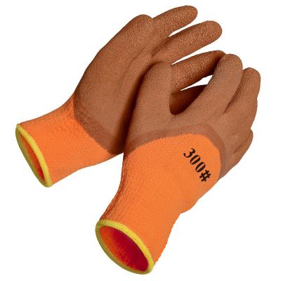 China Thicken Keep Warm Professional Factory Foam Nitrile Occupational Safety Foam Rubber Gloves for sale