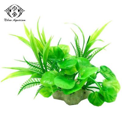 China Viable Wholesale Artificial Plastic Plants Suppliers Mini Green Mixed Trees for sale