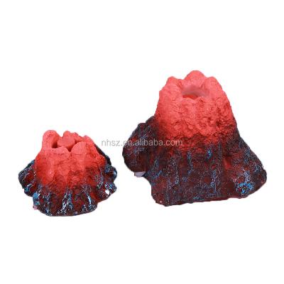 China Viable Resin Volcano Bubbling Aquarium Poly Resin Ornaments From China Aquarium Accessories Suppliers for sale