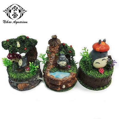 China 3d Statues Viable Japanese Aquarium Art Resin Souvenirs Resin Tourists Figurine For Home Decor for sale