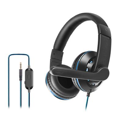 China P2 Earphone Stereo Single Hole Noise Canceling 3.5mm Headset Game With MIC For PC PS4 Gaming Headset for sale