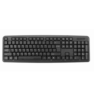 China High Quality Cheap OEM Plug and Play USB Basic Wired Keyboard 2022 Wired 104 Key Desktop Keyboard for PC Office Desktop for sale