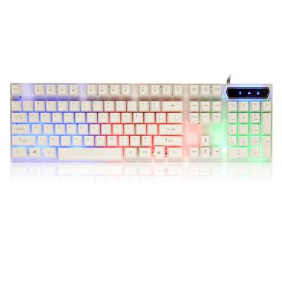 China K310 Mechanical Mechanical Keyboard With Cloud Suspension Keys RGB Teclado Para Jugadores Usb Backlight Wired Keyboards For Desktop Gaming for sale