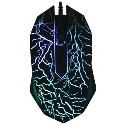 China High Sensitivity Usb RGB Glowing No Delay Colorful Backlight Mice 1000DPI Laptop Computer Cable Gaming Mouse for sale