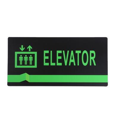 China High Quality Milky White PP Rectangle Wholesale Elevator Signage Plastic Toilet Sign for sale