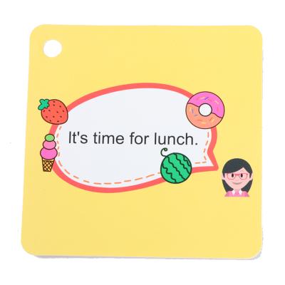 China Plastic Eco-Friendly Early Education Kids Flash Cards For Children Educational for sale