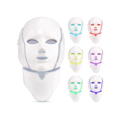 China Infrared Acne Treatment Face 7 Colors Led Light Therapy Beauty Facial Mask Led Facial Masks Led Mask for sale