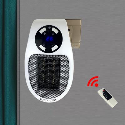 China Outdoor Portable Electric Space Heater With Digital Display Timer Plug In Mini Electric Heater for sale