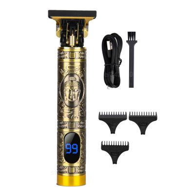 China Outdoor LCD Show Men Electric Professional Hair Trimmer Factory Price Electric Hair Clippers Hair Clippers Trimmer for sale