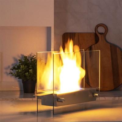 China ZM-JS009 Indoor Christmas Artificial Fireplace Glass Fireplace for sale