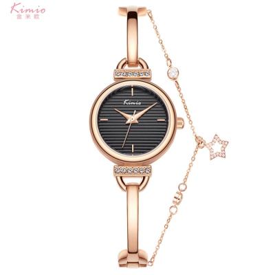 China Day/Date KIMIO K6400S Women Quartz Watches Bezel Japan Movt Waterproof Ladies Watch Woman Crystal for sale