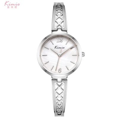 China Day/Date KIMIO K6401S Newest Antique Ladies Watches Japan Movt Quartz Watch Stainless Steel Bezel Alloy Watch for sale