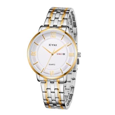 China Custom logo date date stainless steel quartz OEM brand automatic luxury waterproof wristwatches hands wristwatches for men for sale