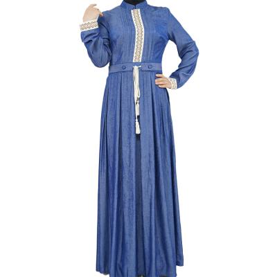 China Cowboy Dropshipping Islamic Abaya Dresses Women Arab Ladies Caftan Kaftan Malaysia Abayas Dubai Turkish Ladies Clothing Women Muslim Dr for sale