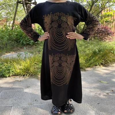 China Dacron Islamic abaya for girls  Muslim clothing Dress fashion dress   Dubai Long Dress Casual kaftan abaya for sale