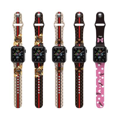 China With brand design Eamiruo brand design silicone watch band fit apple smartwatch series 6 5 4 3 2 1 strap watch strap watch accessories for sale