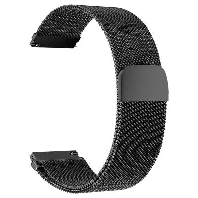 China Unique Design 20mm Magnetic Metal Band For Samsung Galaxy Watch 4/Active 2/Classic Strap 22mm Milanese Mesh Loop Strap For Samsung Watch 46mm for sale