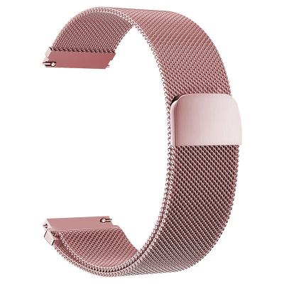 China Unique Design EAMIRUO 20 22MM Watch Band For Samsung Galaxy Watch 42mm /Gear S2/S3 Milanese Replacement Stainless Steel Strap For Sport Watch for sale