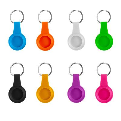 China EAMIRUO Silicone Key Chain Shockproof Soft Cover Device For Apple Airtags Tracker Anti-lost Airtag Silica Gel Case for sale