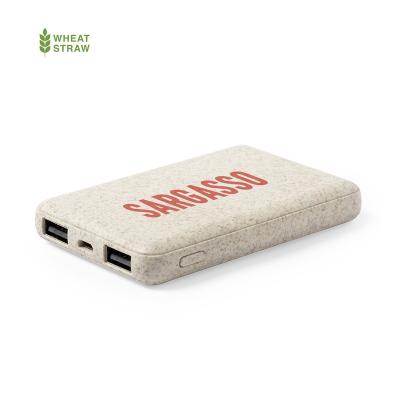 China Eco Friendly Wheat Straw Eco Friendly Power Bank for Promotion Gifts for sale