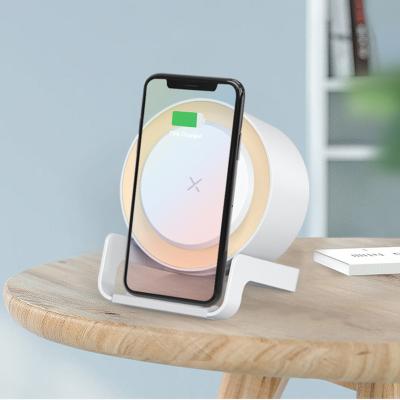 China Wireless Charger for Mobile Phone Wireless Speaker with Night Wireless Charger and Light for sale