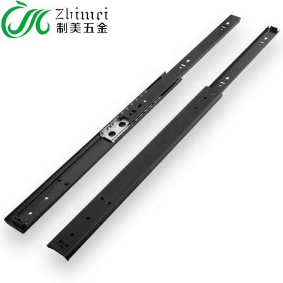 China Modern 2 Fold 15 Inch Travel Length 11inch Normal Narrow Ball Bearing Channel Telescopic Drawer Slide for sale