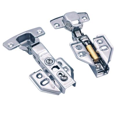 China SS201 China Factory Modern Stainless Steel Hinges For Doors And Cabinets Kitchen Hydraulic Hinge Cabinet Soft Closing Door Hinge for sale