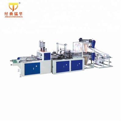 China Garment Shops PLC Controlled High Speed ​​Two Line Nylon Bag Making Machine for sale