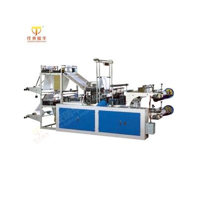 China Factory Full Automatic Non Woven Zipper Bag Making Machine for sale