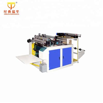 China Factory Degradable Plastic T Shirt Packaging Bag Making Machine for sale