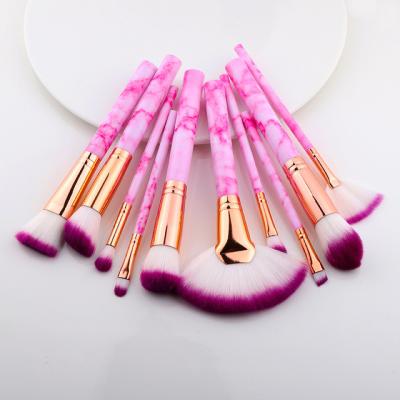 China Silky Soft Private Label Make Up Cosmetics Brush With Soft Synthetic Hair for sale