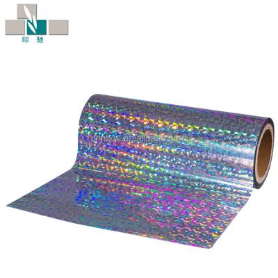 China Metallic/transparent hologram moisture proof/holographic thermal film for lamination for sale