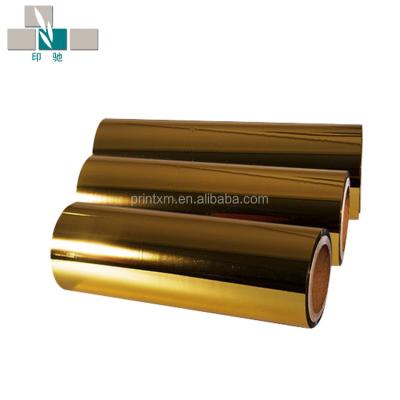 China Glossy Moisture Proof Matt Gold OPP/BOPP/PET Chinese Lasering Metallized Thermal Film for sale