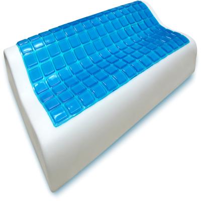 China Comfortable Cooling Gel Memory Foam Cooling Pillow for sale